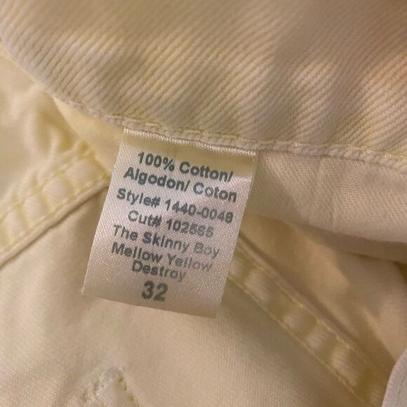 Current/Elliott High-Rise Straight Leg Cropped Jeans SZ 32 - Picture 5 of 5